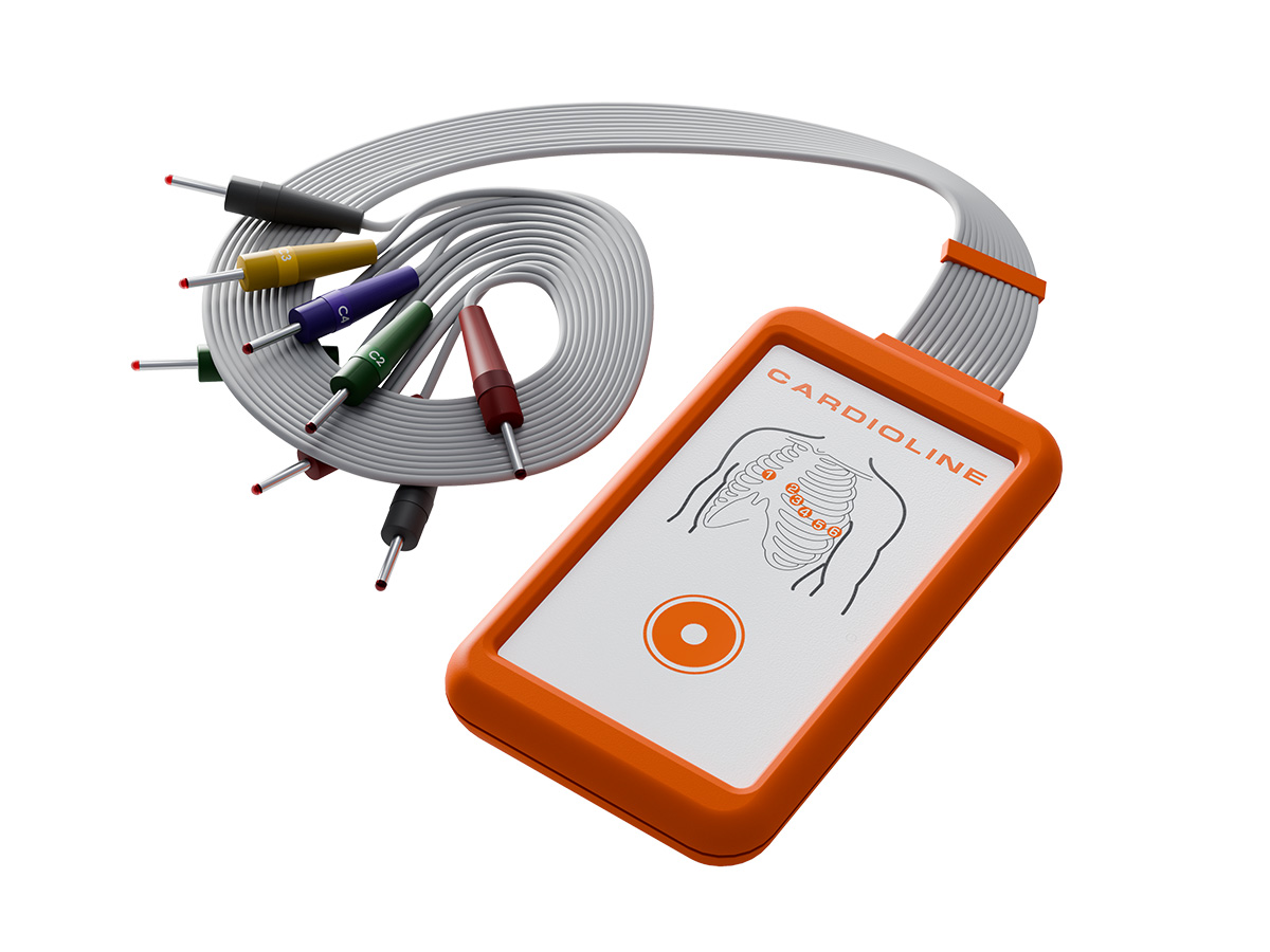 Elettrocardiografo Cardioline TouchECG con cavo paziente